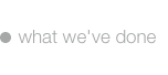     what we've
